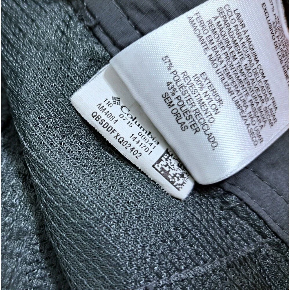 Columbia Cargo Shorts Men's 38 Silver Ridge Hiking Trail Utility Gray Fishing - Picture 5 of 9